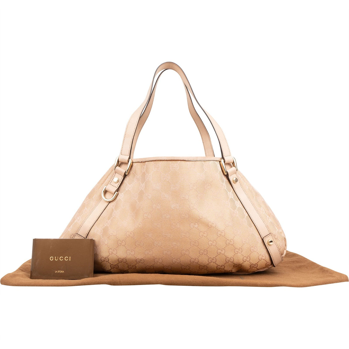 Borsa a spalla Gucci Abbey in tela GG Monogram glitterata