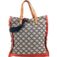 Celine Macadam Monogram Canvas Bicolor Leder Tote, Bild 4 von 11