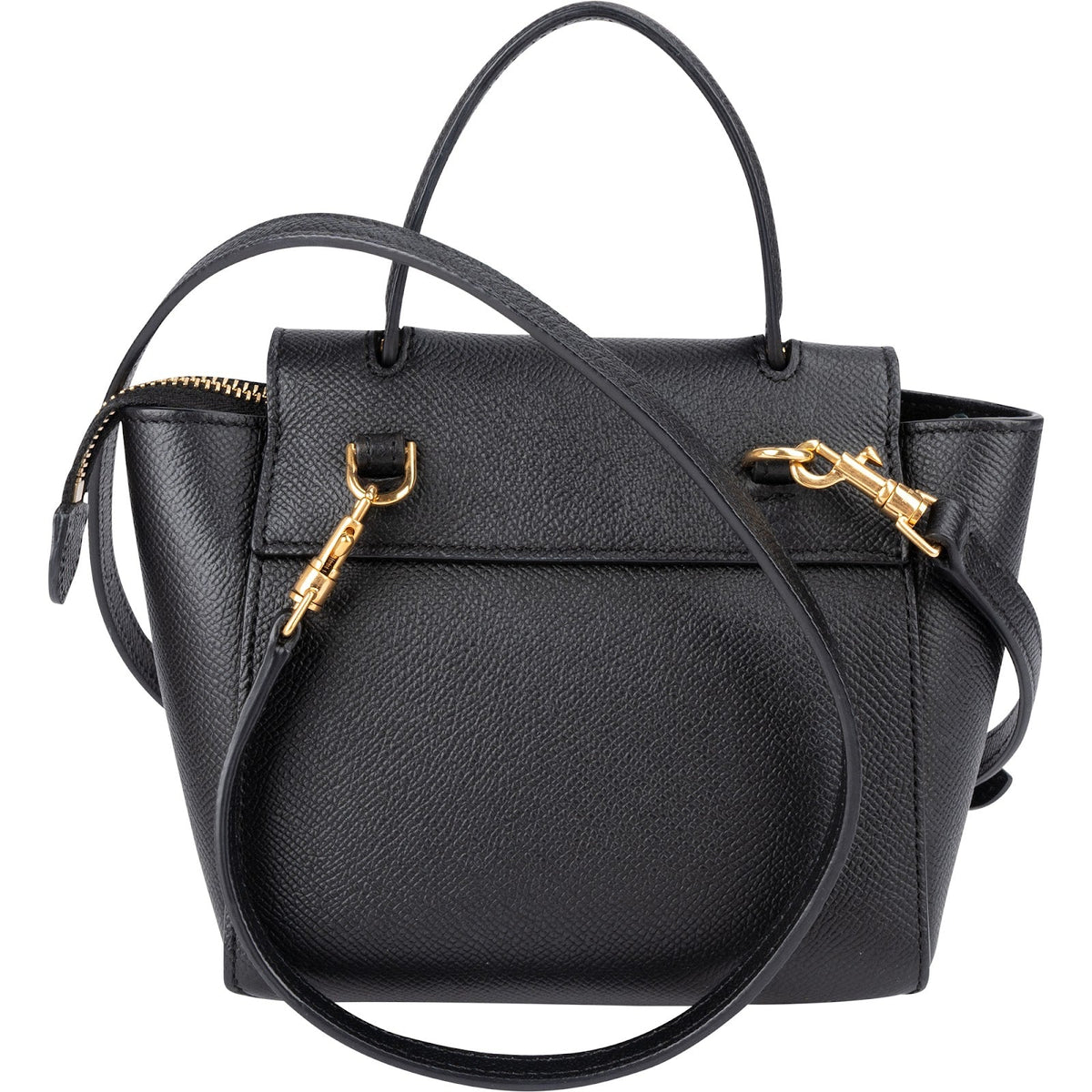 Celine Schwarz Kalbsleder Pico Mini Belt Handtasche, Bild 5 von 11
