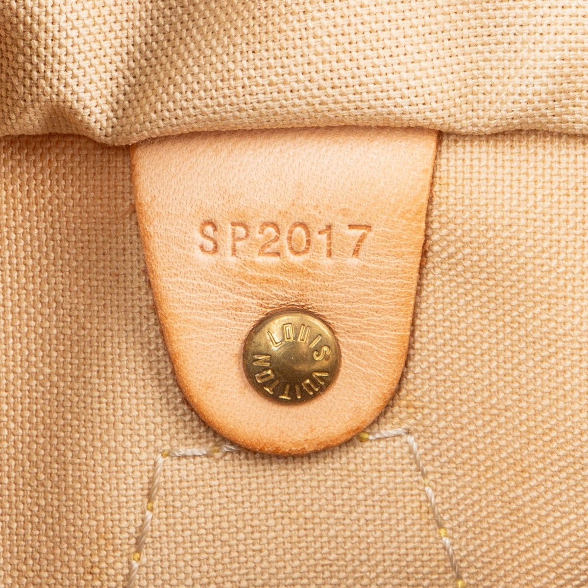 Louis Vuitton Speedy 25 aus Damier Azur Canvas – Ansicht 10