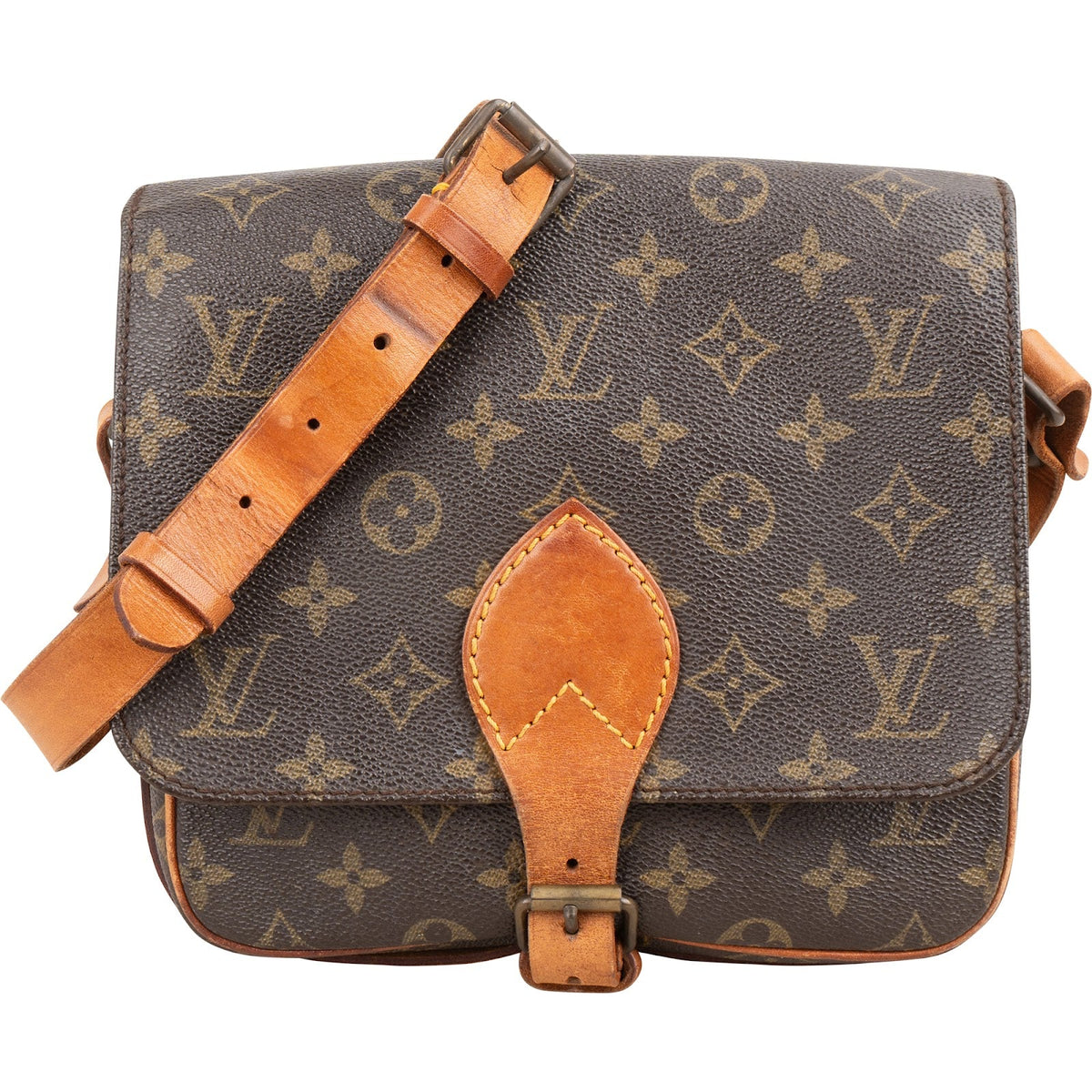 Bolso bandolera Louis Vuitton Cartouchiere MM en lona Monogram
