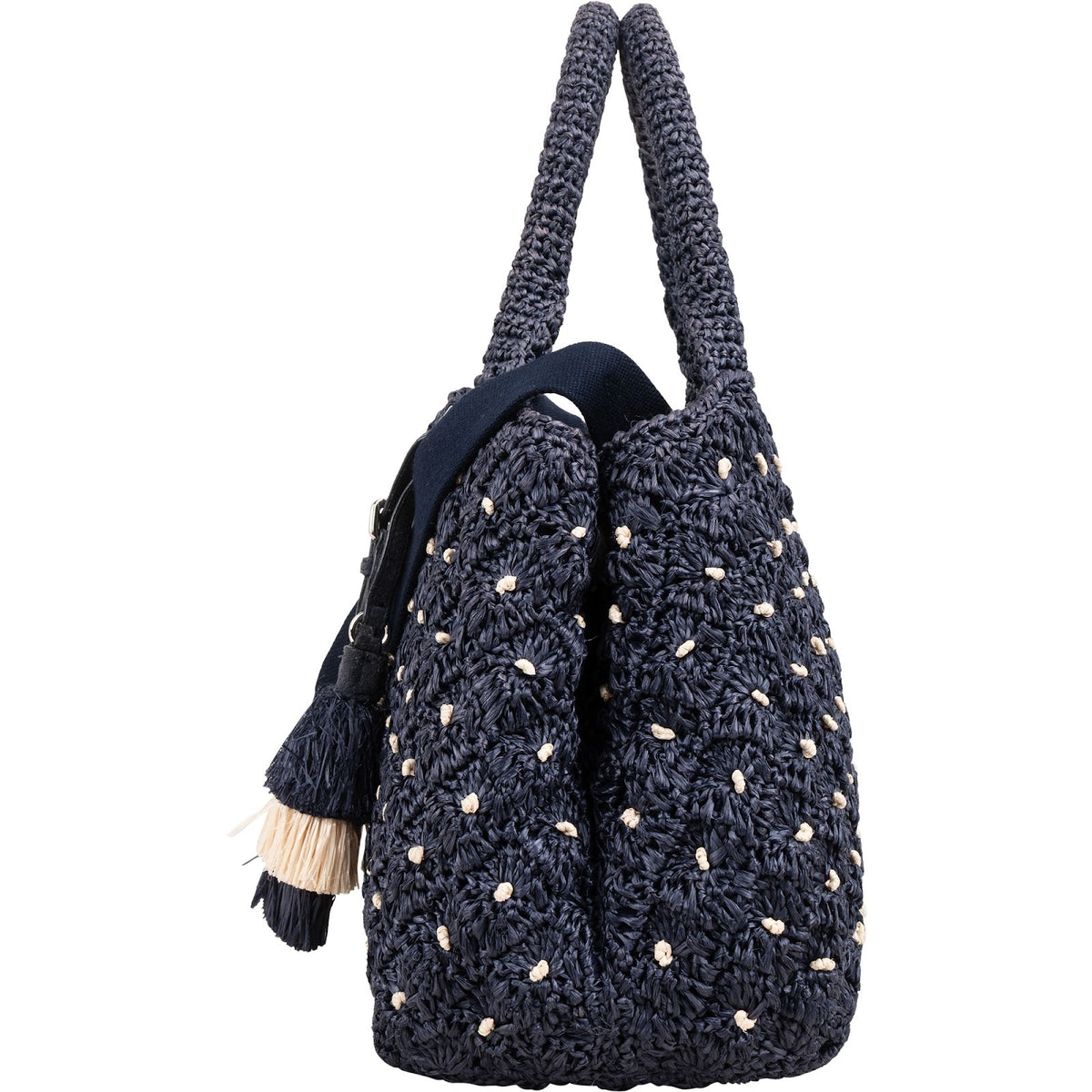 Prada Woven Raffia Polka-Dot Tote, Bild 6 von 12