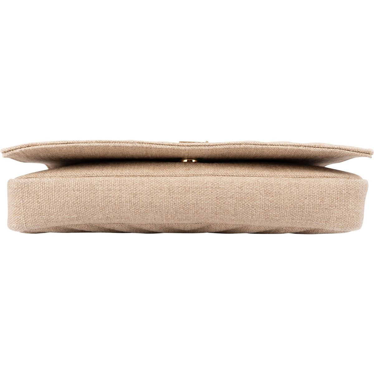 Saint Laurent Chevron Raffia Matelassé Envelope crossbodytas