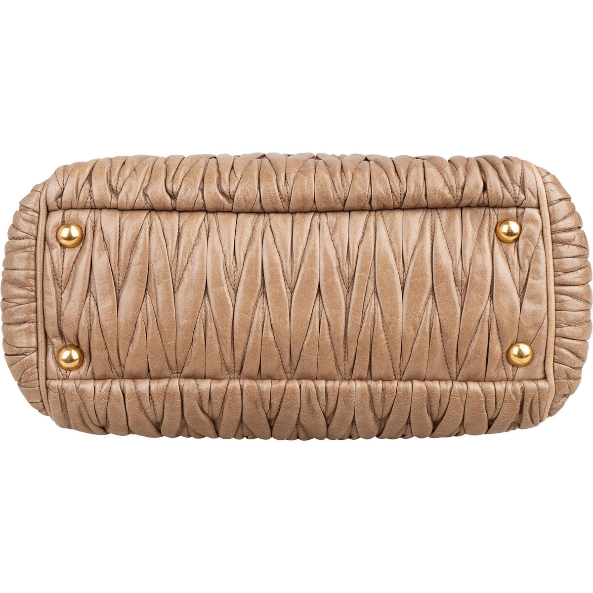 Miu Miu Matelassé Bowler Hobo aus Nappaleder – Ansicht 7