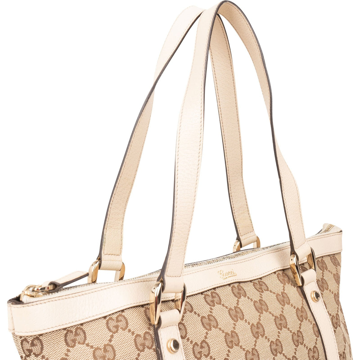 Gucci Abbey Tote aus GG Canvas – Ansicht 2