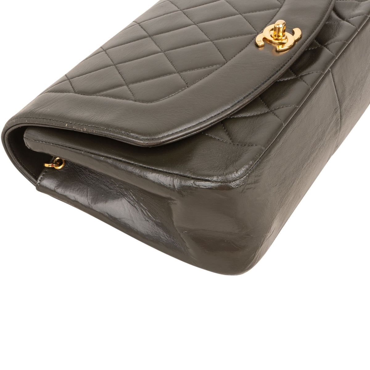 Chanel Lammleder Gold Diana Single Flap Umhängetasche, Bild 7 von 16