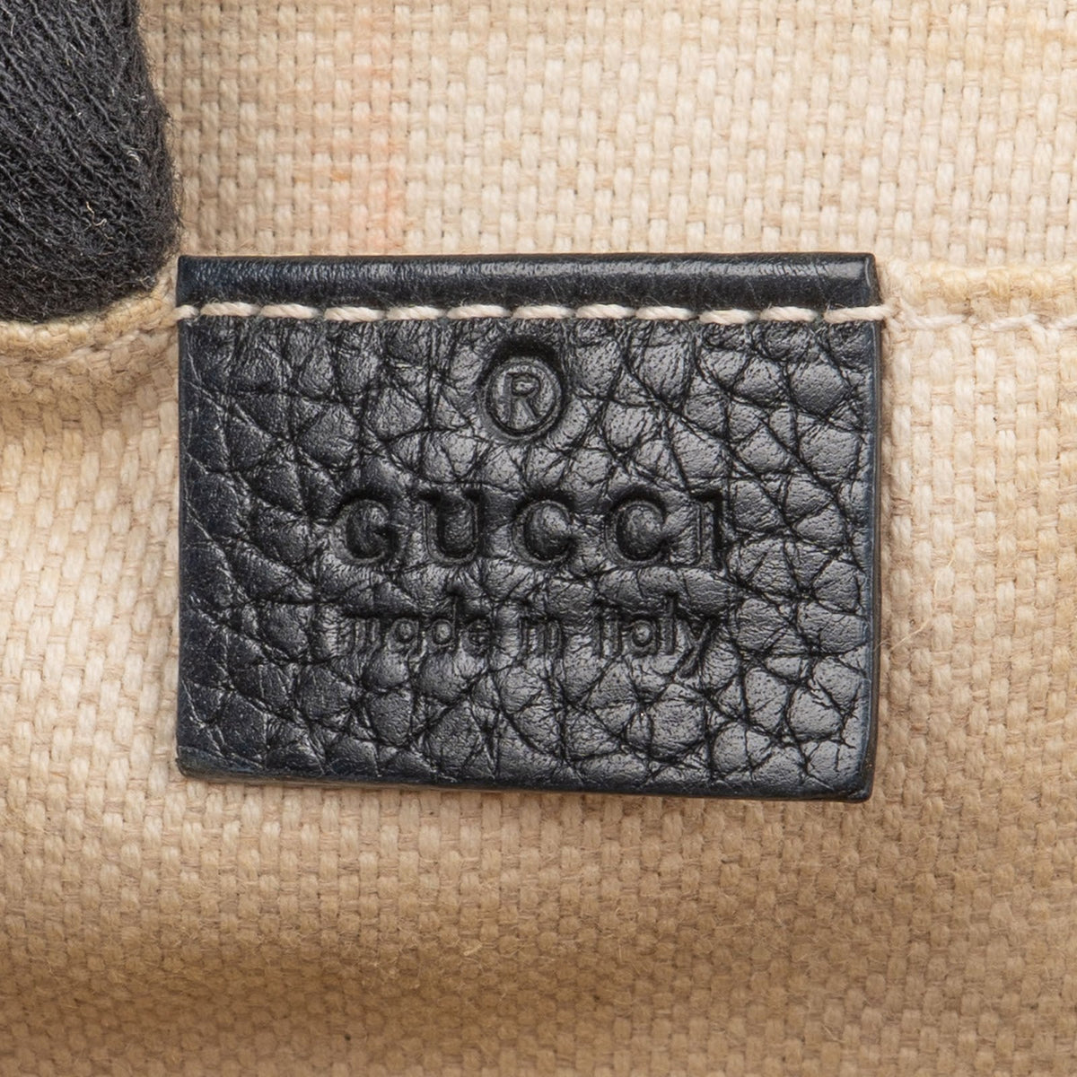 Gucci Schwarz Leder Soho Disco Umhängetasche, Bild 10 von 11