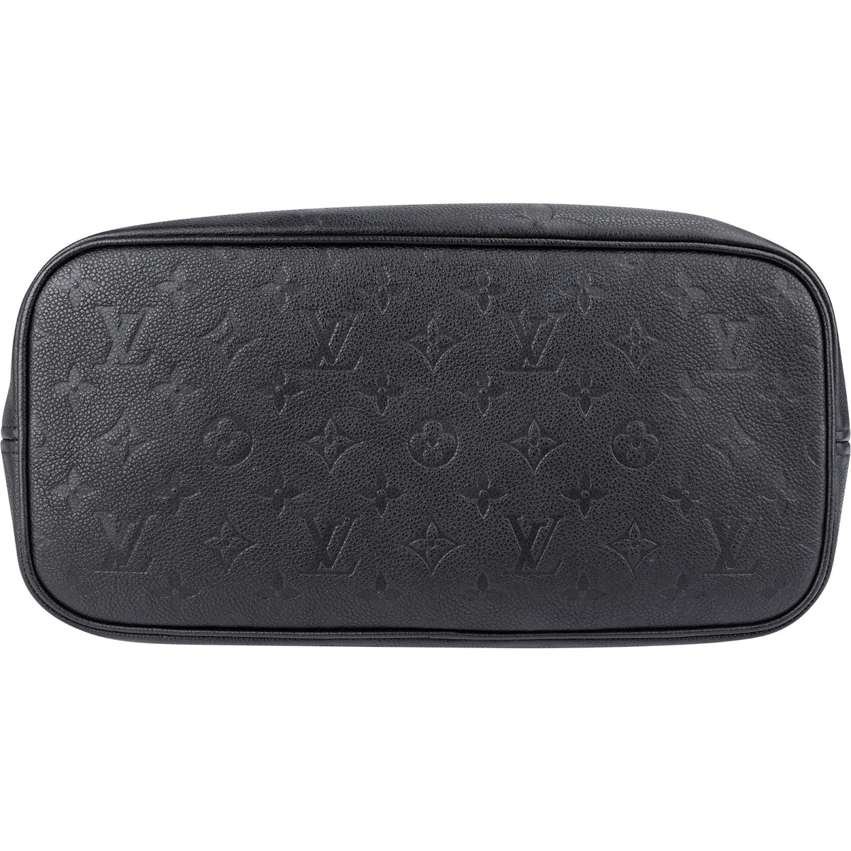 Sac à bandoulière Neverfull MM Louis Vuitton en cuir Monogram Empreinte noir