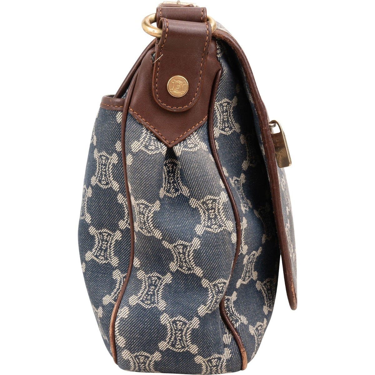 Celine Monogram Macadam Denim Messenger Umhängetasche, Bild 2 von 11