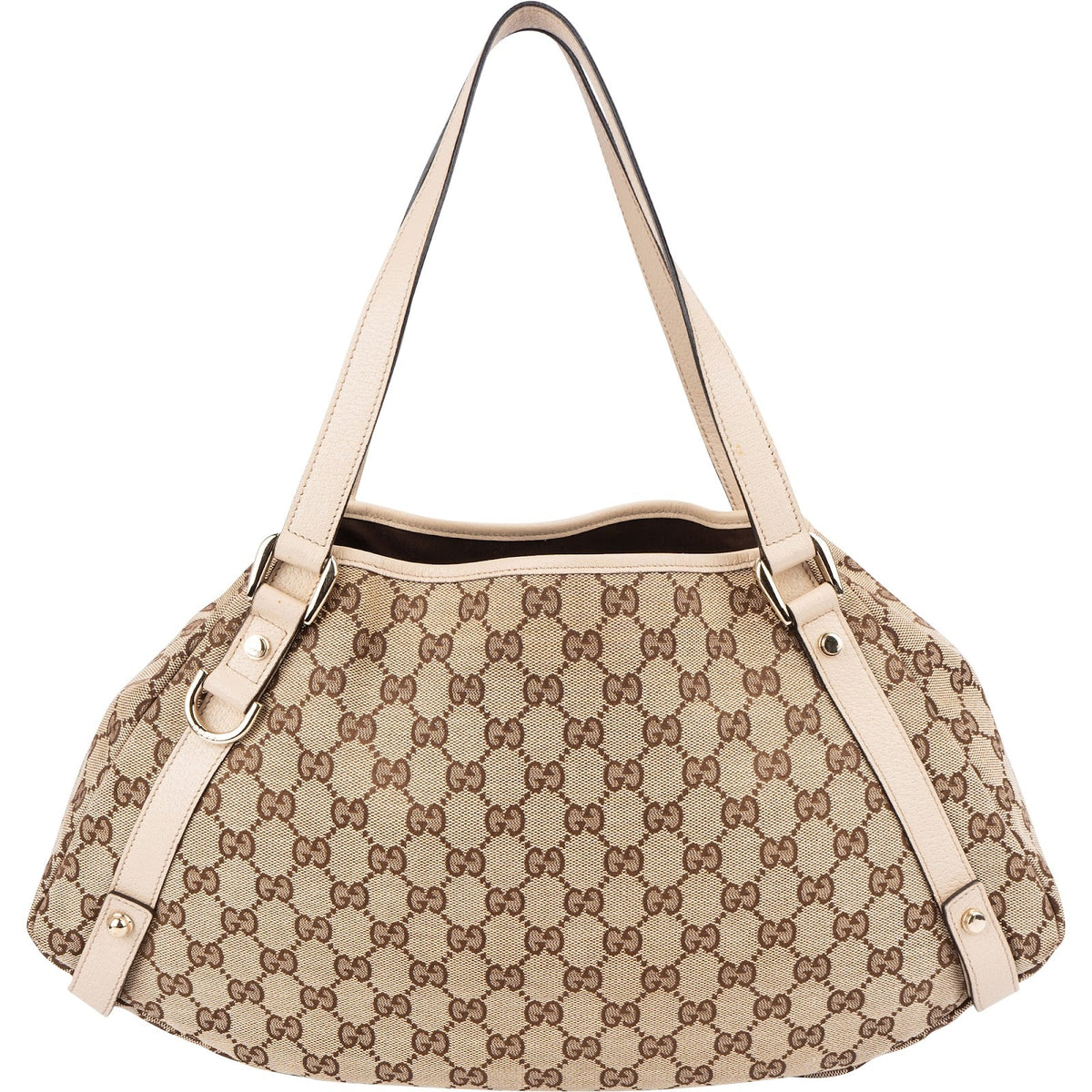 Borsa a spalla Gucci Abbey in tela Monogram GG