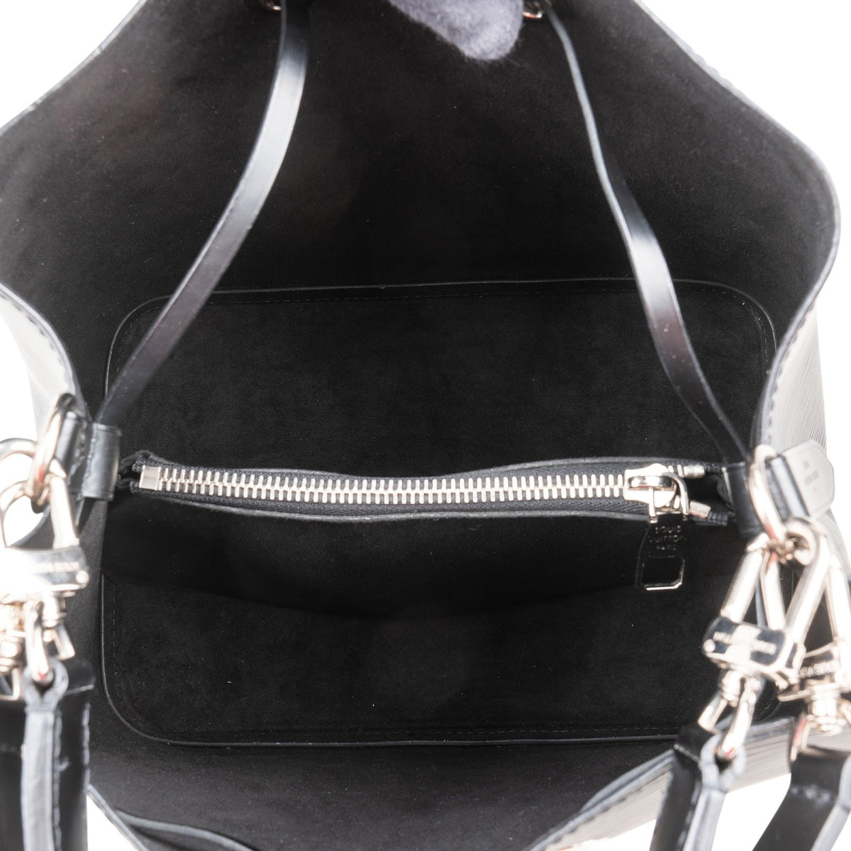 Louis Vuitton NéoNoé MM crossbody tas van zwart Epi-leer