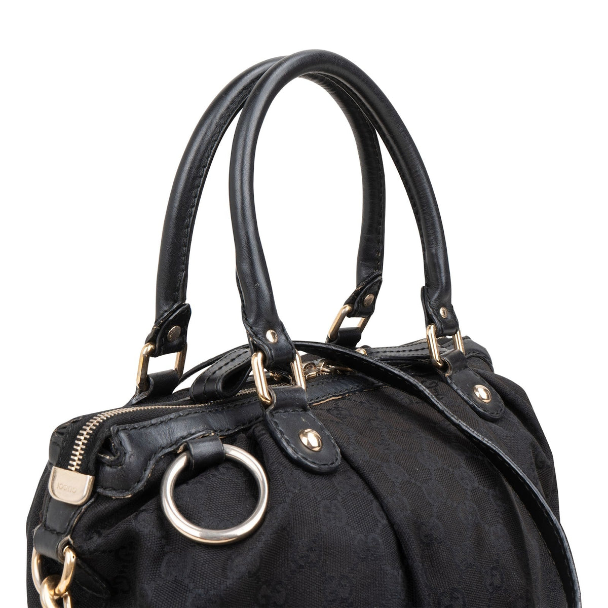 Gucci Monogram GG Canvas Sukey Satchel Handtasche, Bild 2 von 12
