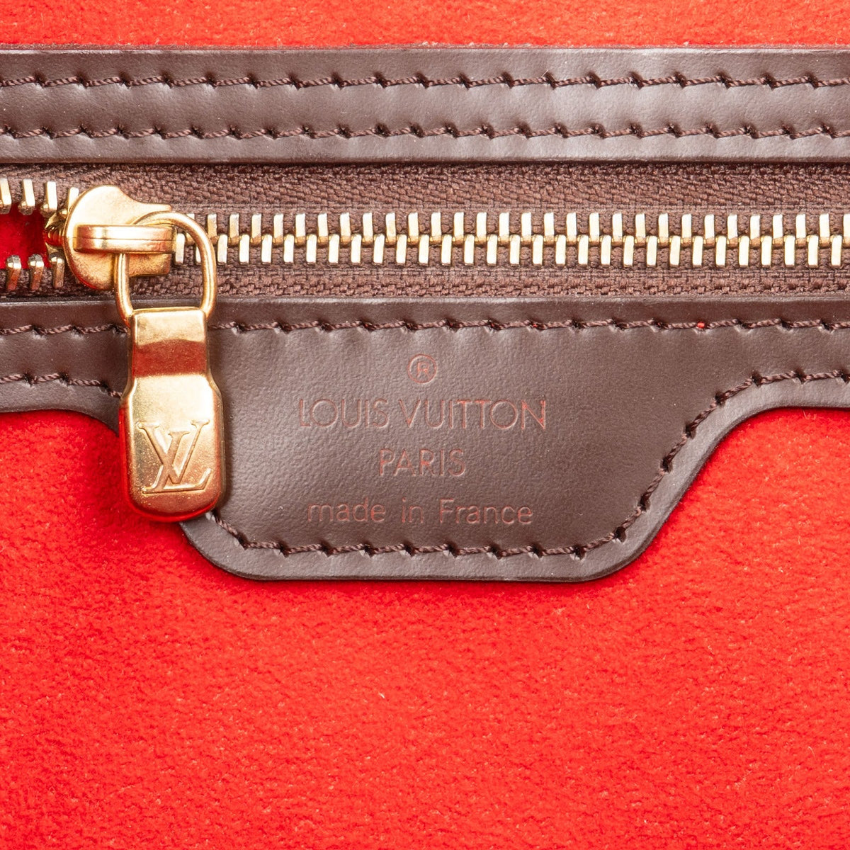 Sac à main Louis Vuitton Hampstead PM en toile Damier Ébène