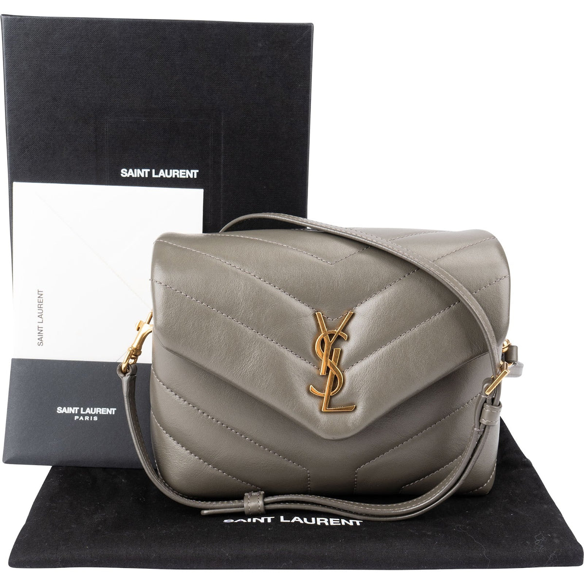 Borsa a tracolla Toy Loulou Puffer in pelle di agnello trapuntata Saint Laurent