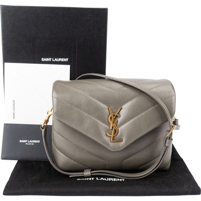 Saint Laurent Loulou Puffer Toy Crossbody Bag in Quilted Lambskin