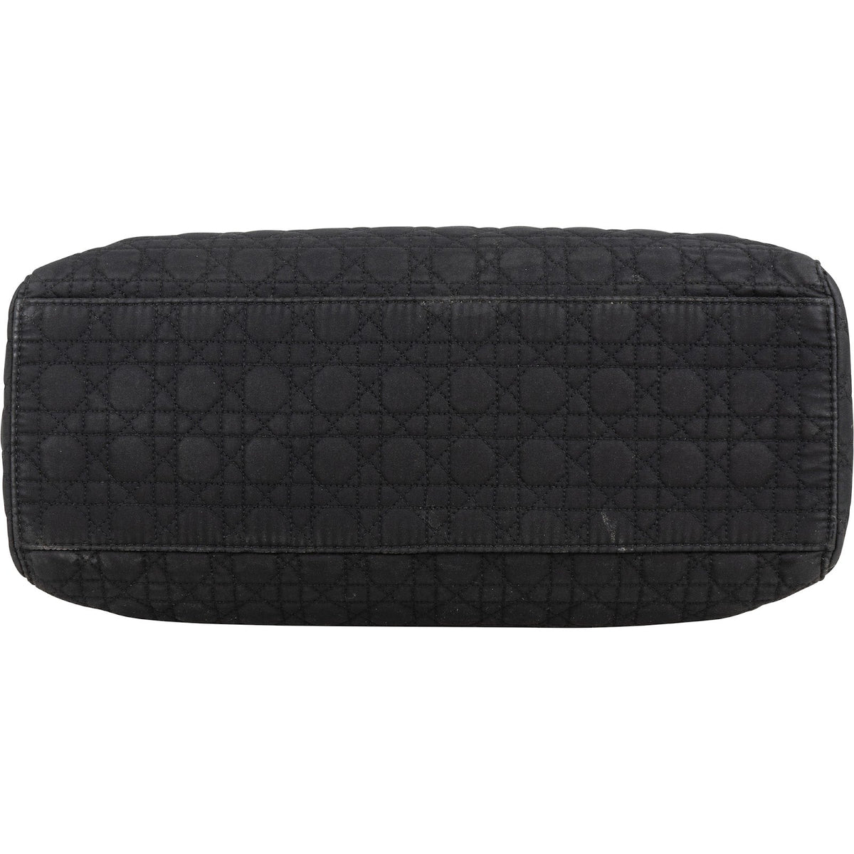 Christian Dior Quilted Nylon Medium Lady Dior Handbag