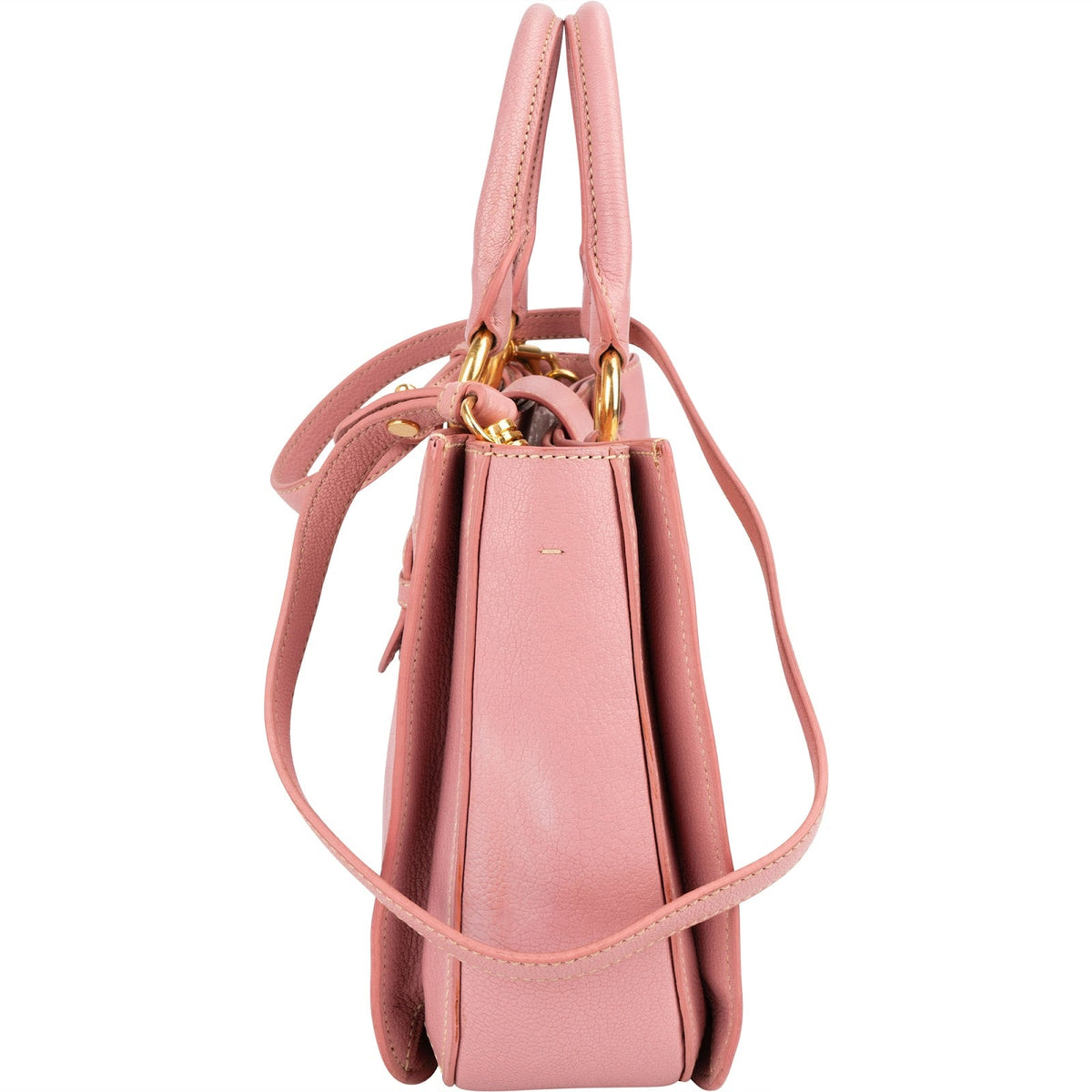 Miu Miu Madras leren handtas met hengsel