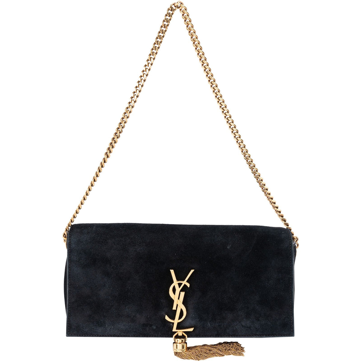 Saint Laurent Suede Kate Tassel Chain Shoulder Bag