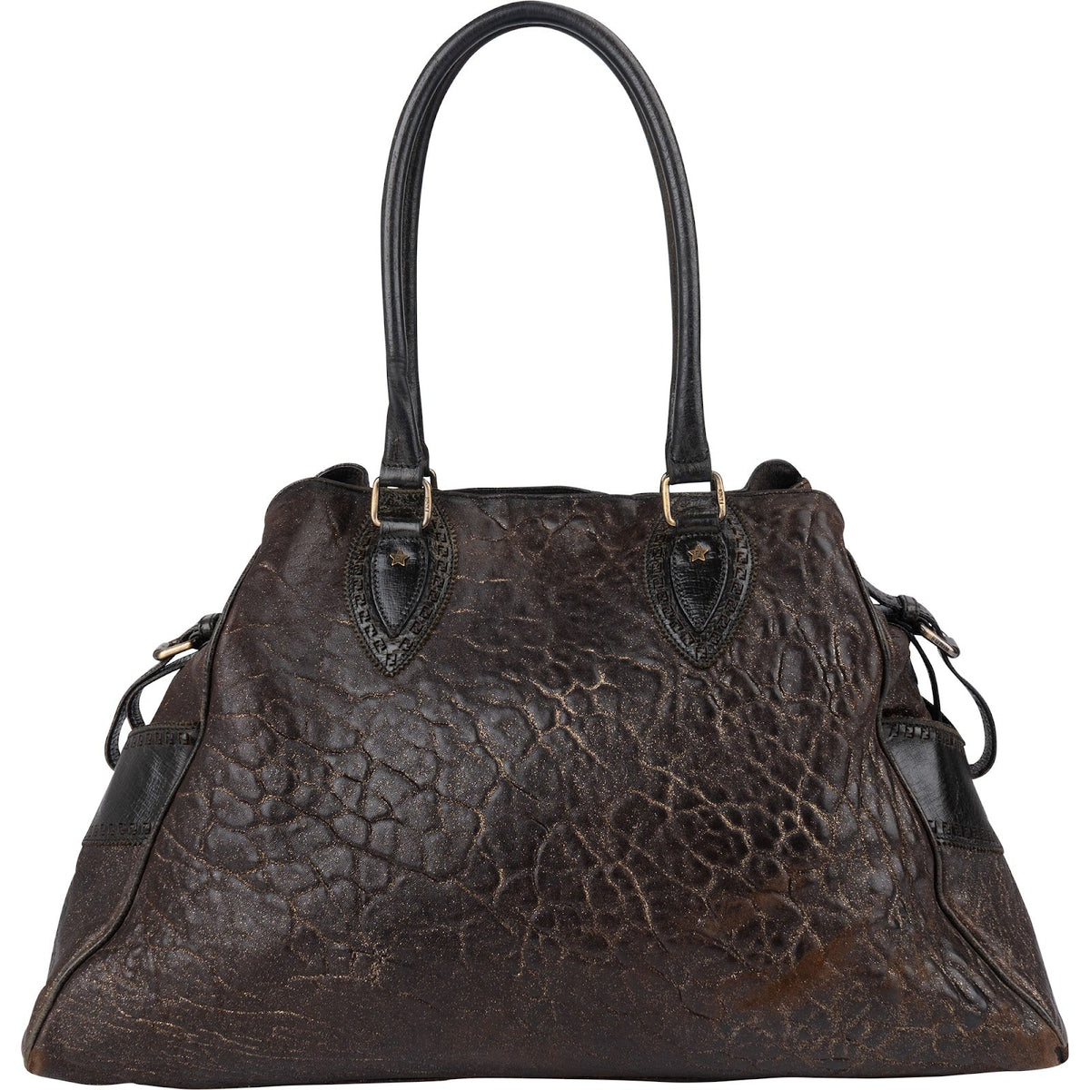 Fendi Croc-Embossed Leder Tote, Bild 4 von 12