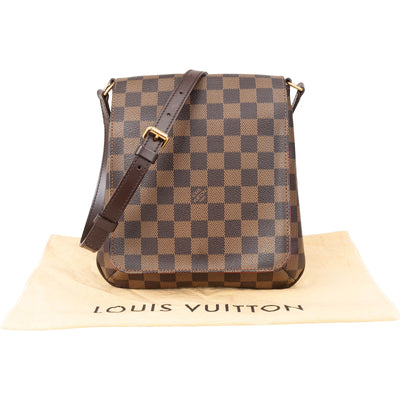 Louis Vuitton Monogram Damier Ebene Canvas Musette Salsa PM Crossbody Bag