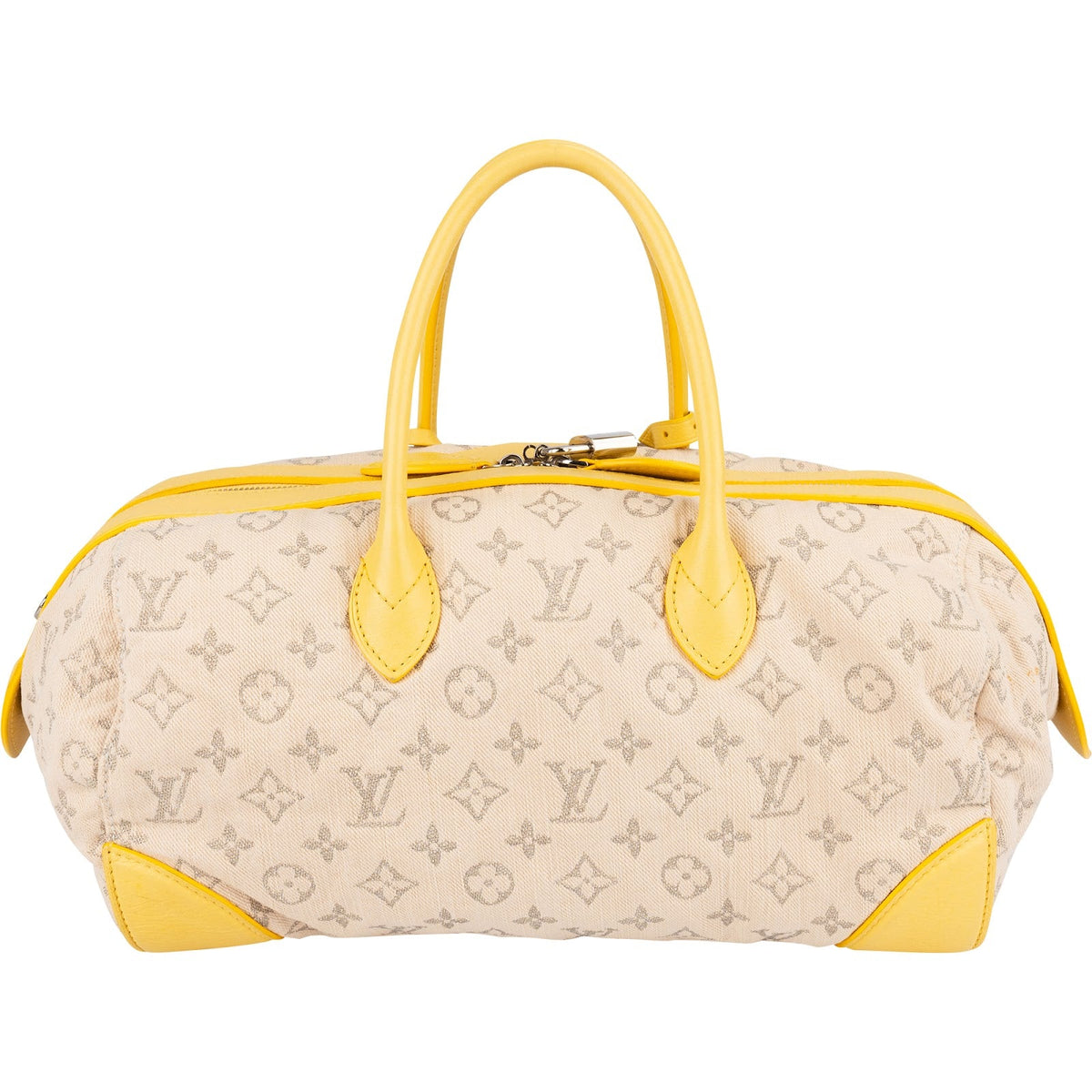 Borsa Louis Vuitton Monogram Limited Edition Printemps Denim Speedy Round