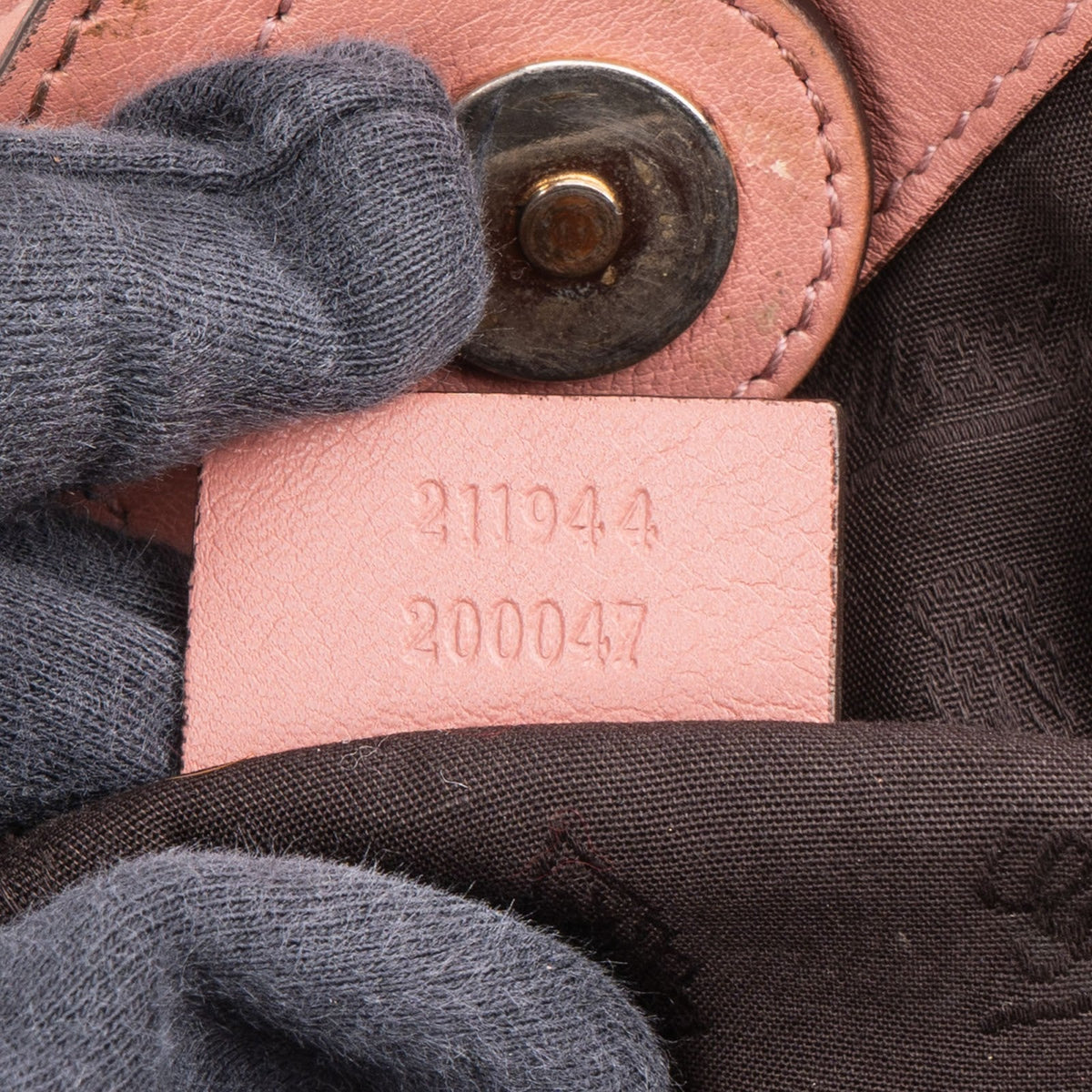Gucci Rosa Guccissima Leder Sukey Handtasche, Bild 10 von 10