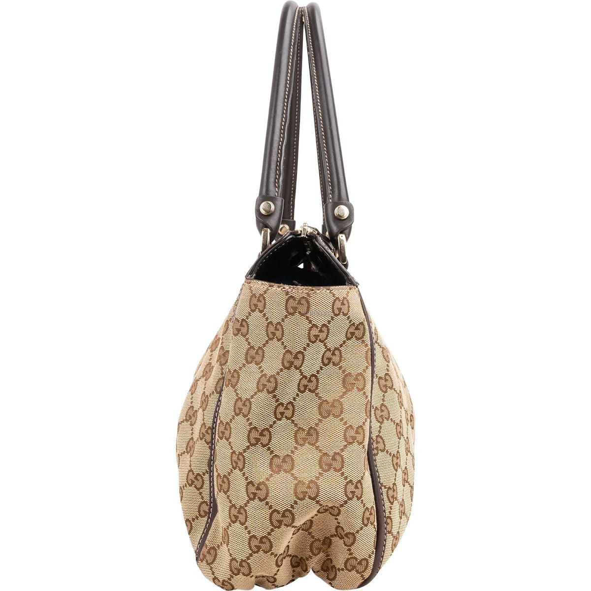 Gucci GG Canvas Abbey D-Ring Satchel Handtasche, Bild 3 von 10