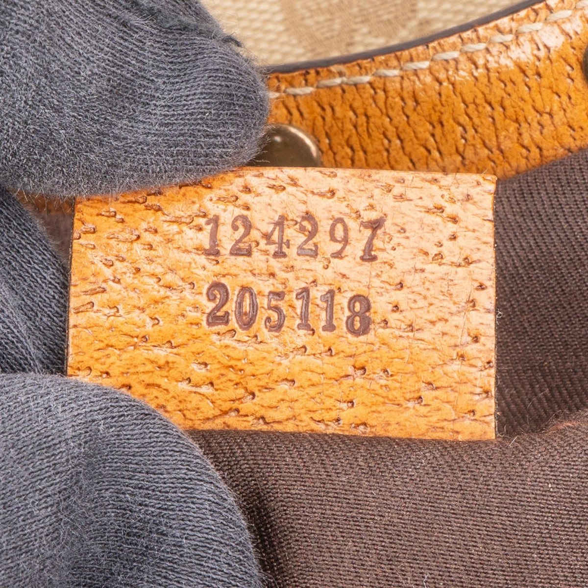 Sac à main Gucci Bamboo Handle en toile GG
