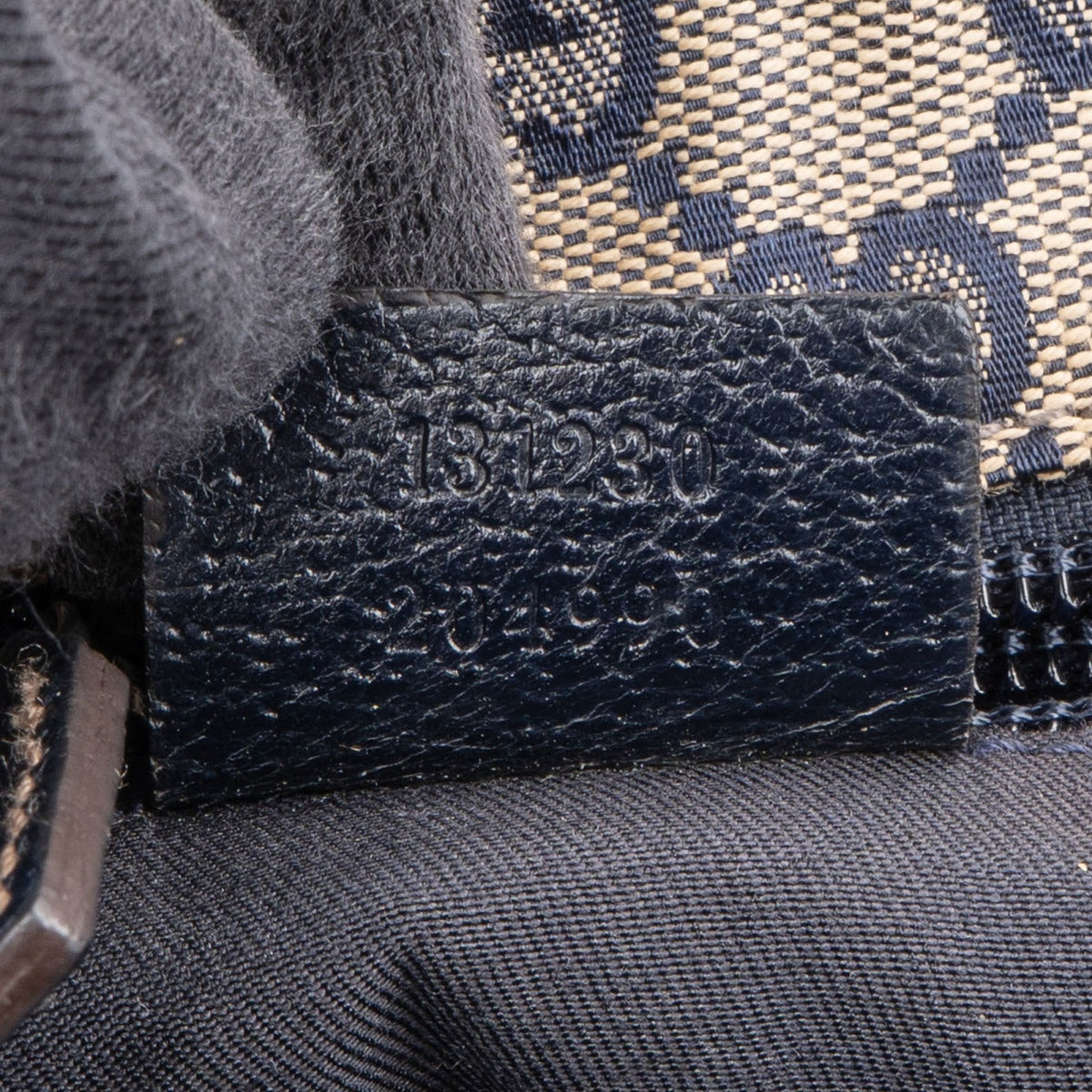 Gucci Plus Monogram GG Canvas Web Shopper Tote Handbag