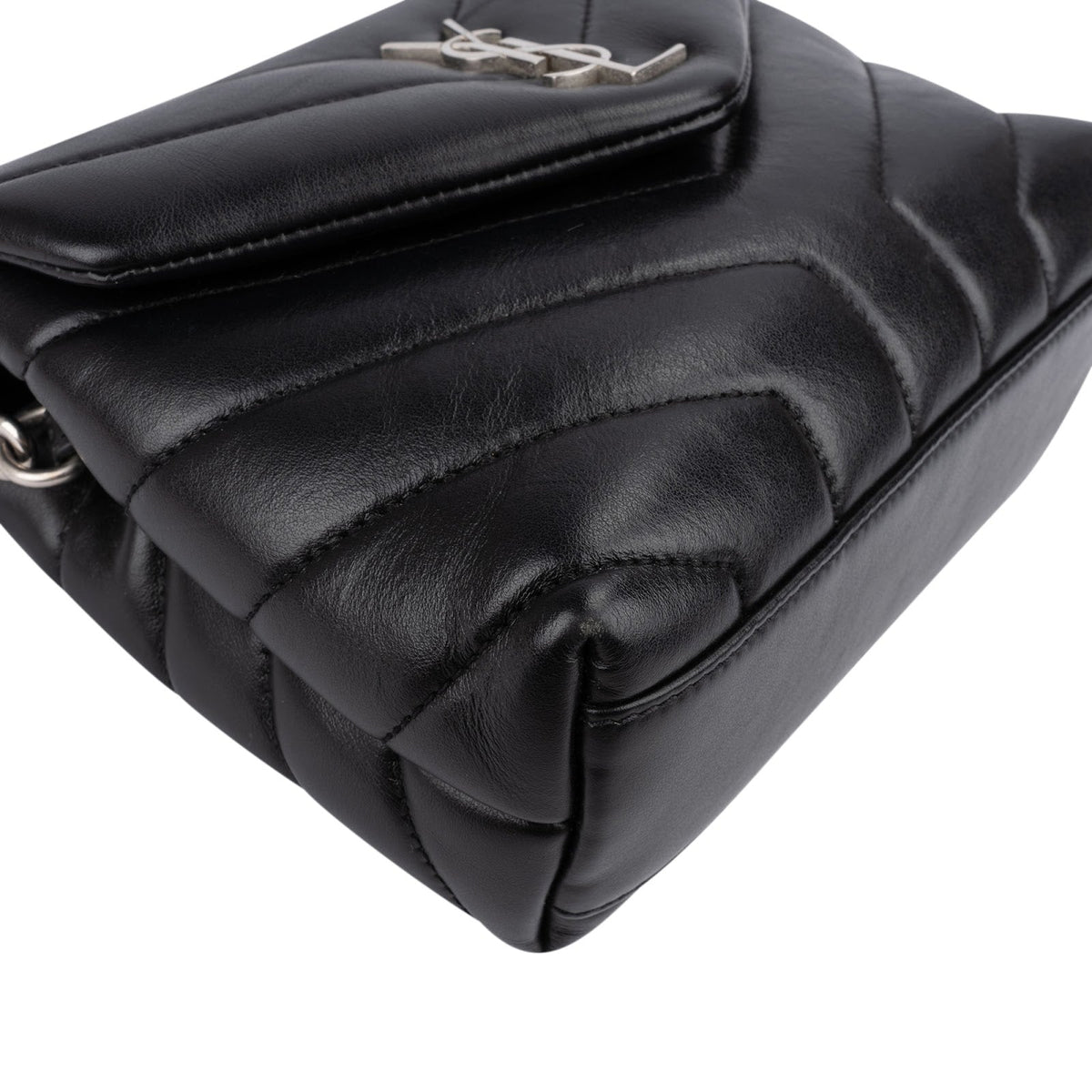 Saint Laurent Quilted Leather Loulou Toy Crossbody Bag