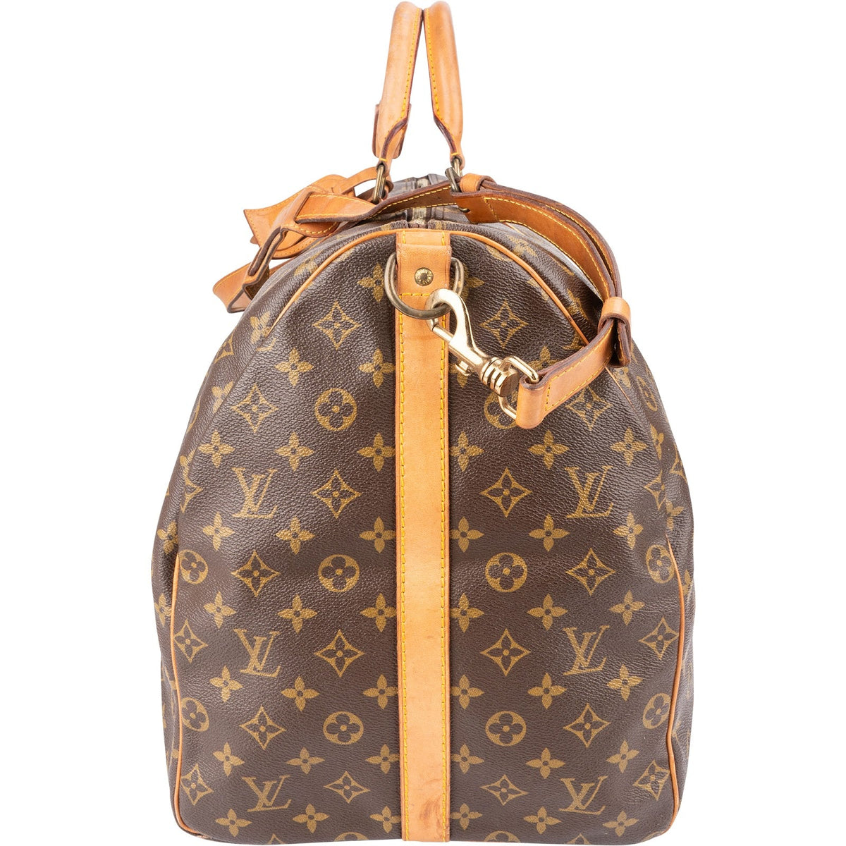 Sac de voyage Louis Vuitton Keepall 60 Bandoulière en toile Monogram