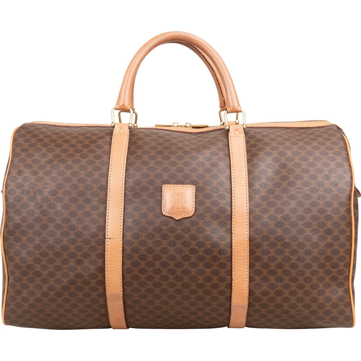 Borsa da viaggio Celine Boston 50 in tela monogram Macadam