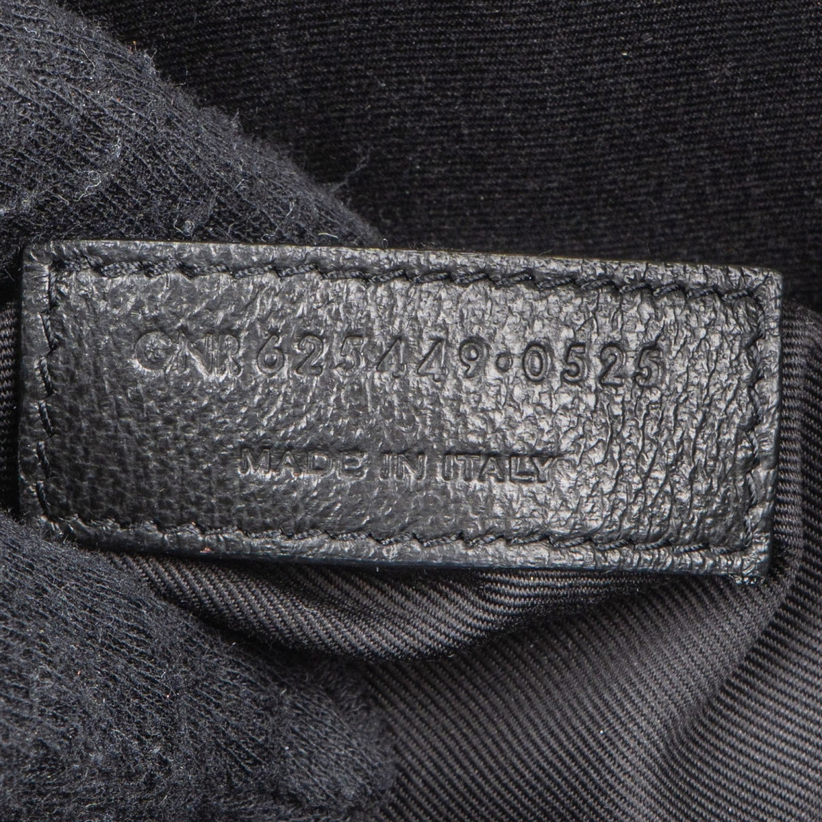 Sac à bandoulière Yves Saint Laurent en cuir embossé façon crocodile