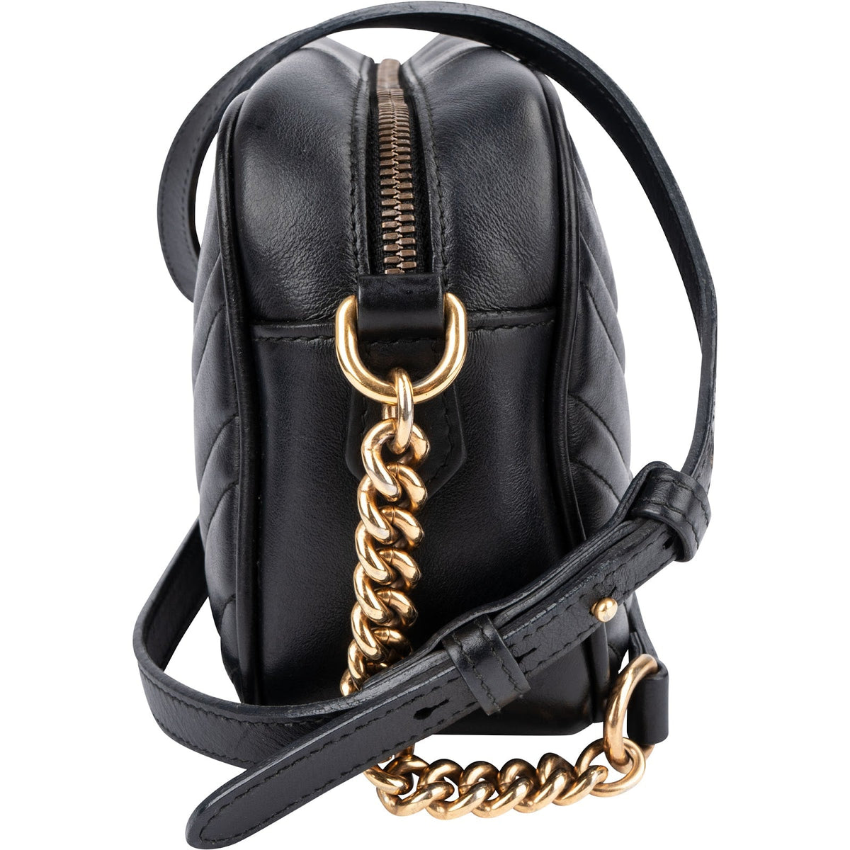 Gucci Matelassé Leder GG Marmont Camera Umhängetasche, Bild 5 von 11