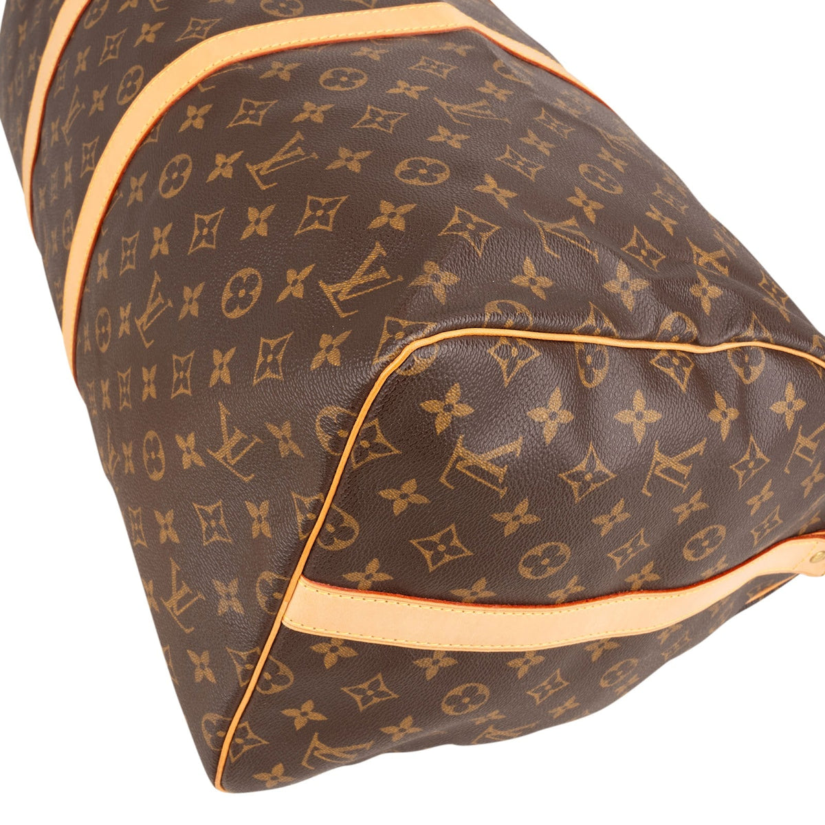 Bolsa de viaje Louis Vuitton Keepall 55 Bandoulière en lona Monogram