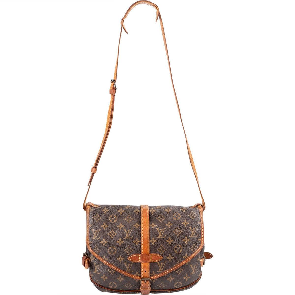 Louis Vuitton Monogram Canvas Saumur 30 crossbody tas