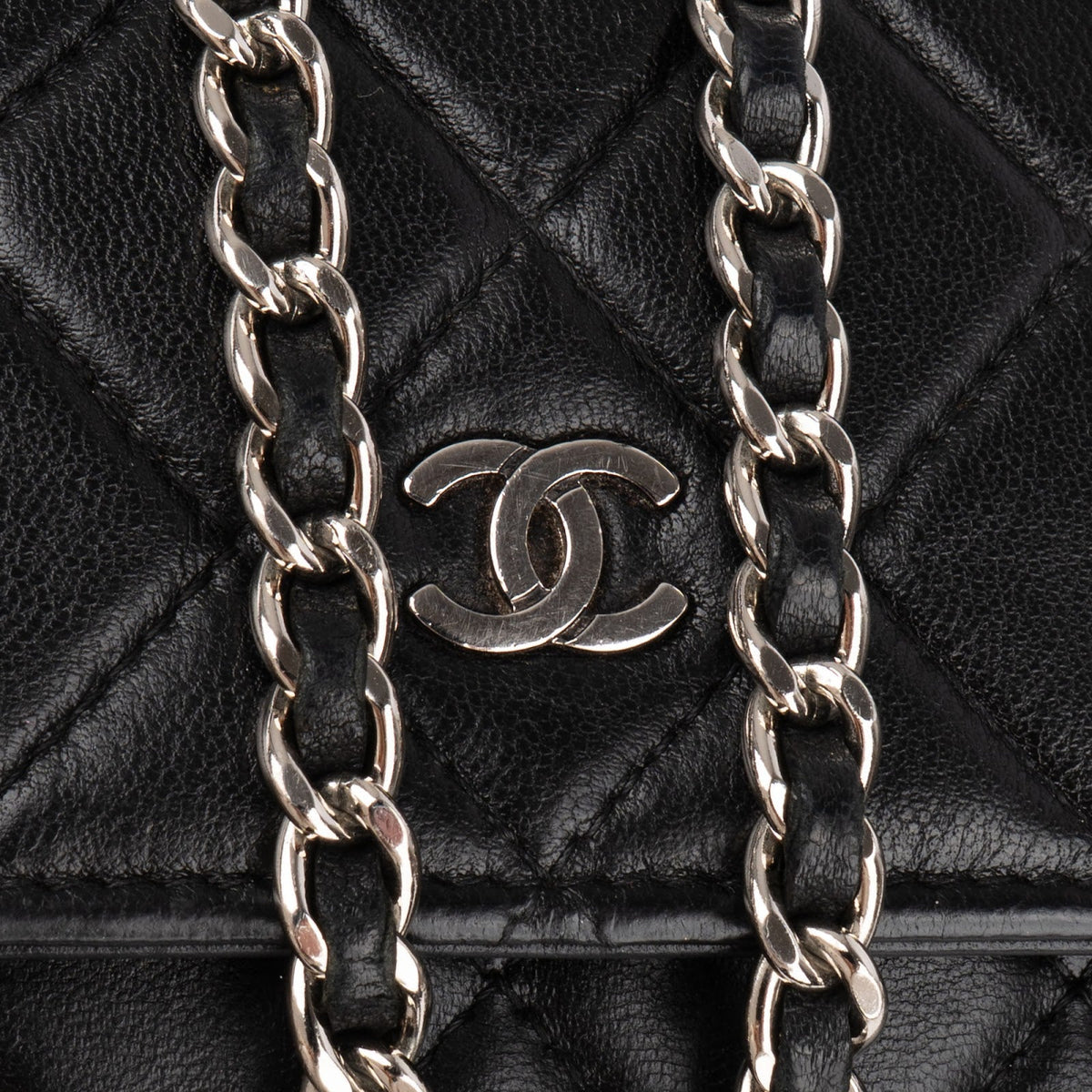 Chanel Wallet On Chain aus gestepptem Lammleder – Ansicht 9