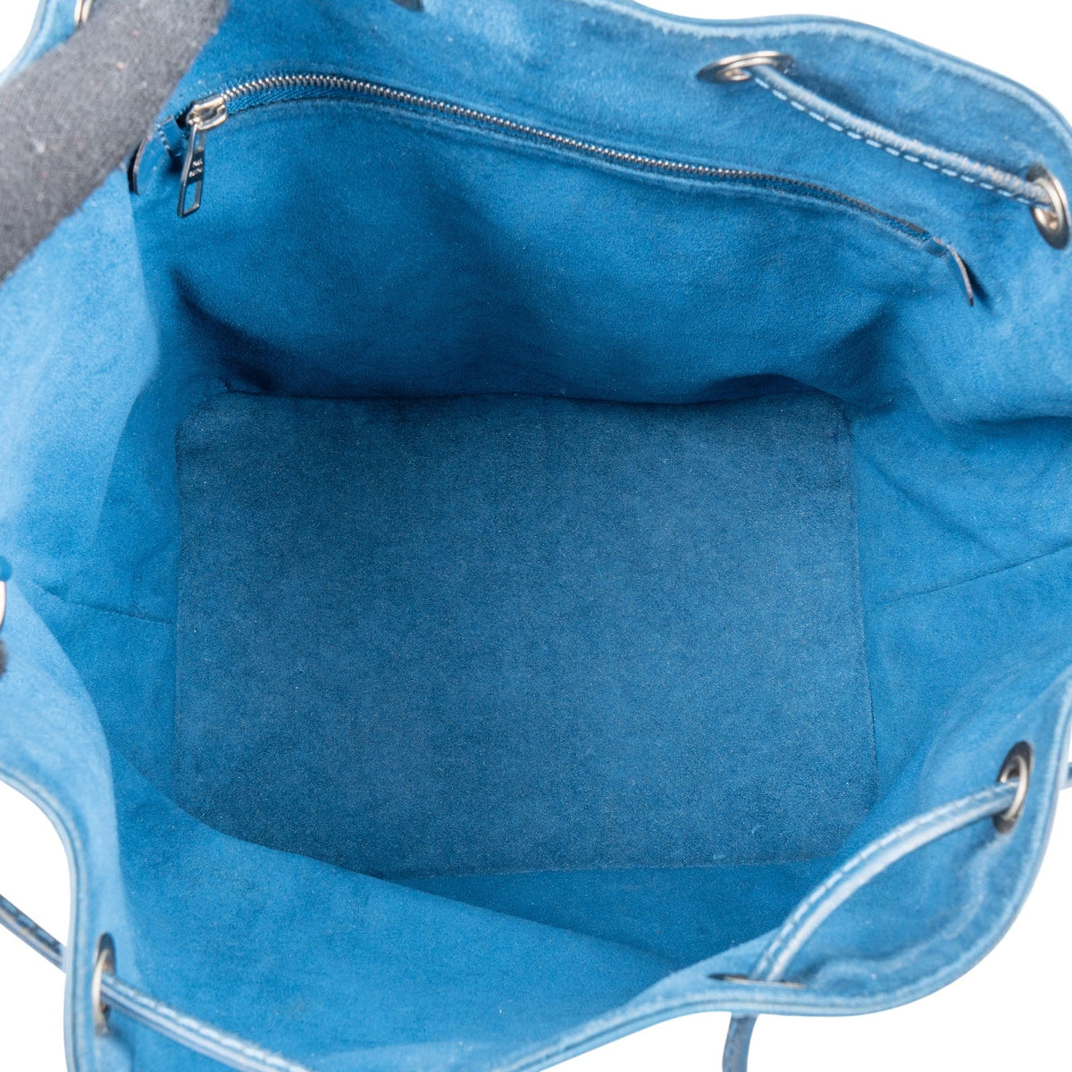 Louis Vuitton Sac Noé Petit NM aus blauem Epi-Leder – Ansicht 10