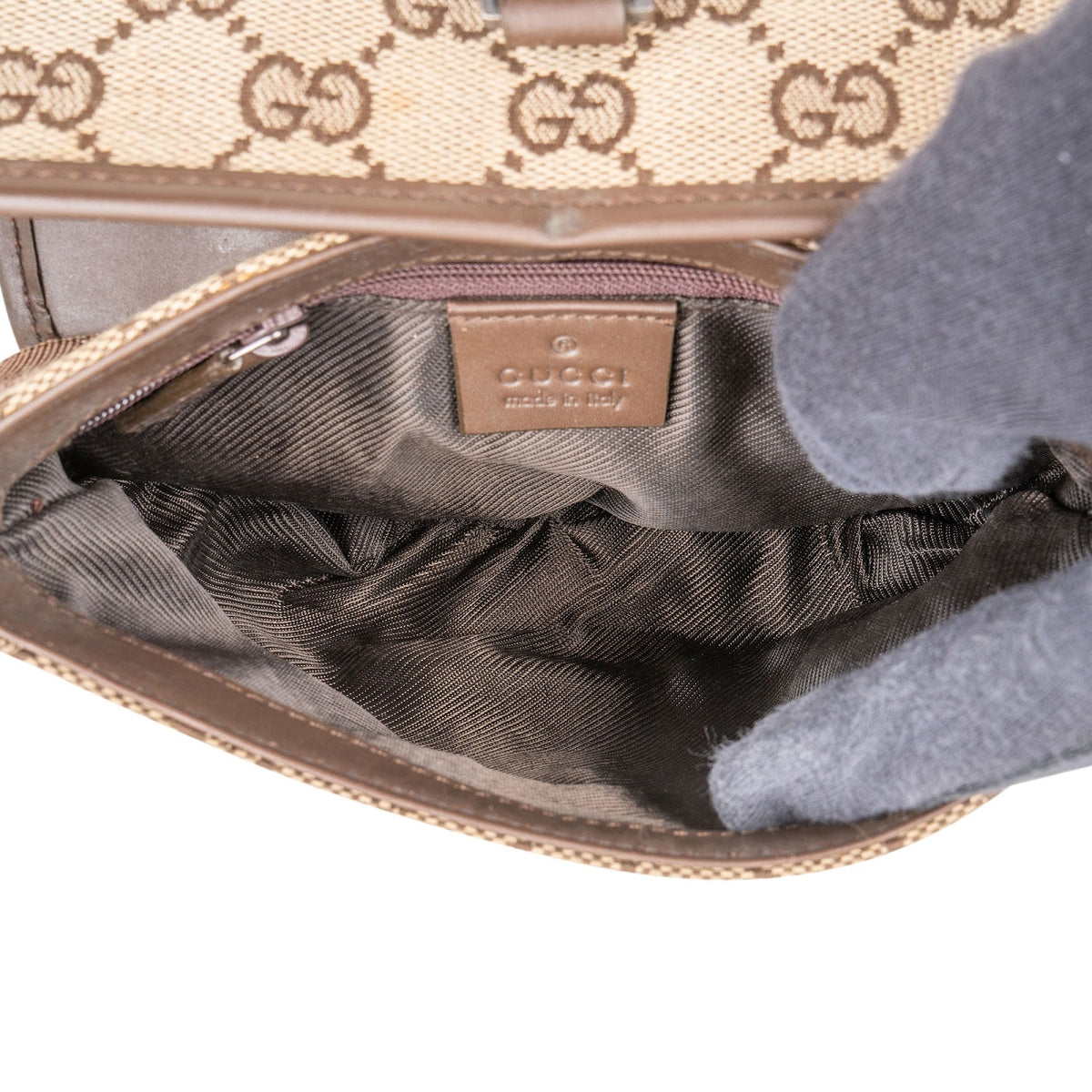 Sac bandoulière Gucci Jackie Belt en toile Monogram GG