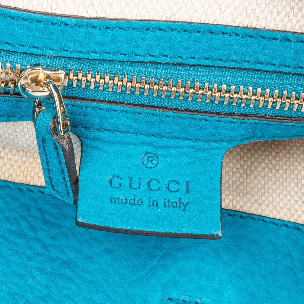 Bolso tote de hombro Gucci Soho de ante con cadena