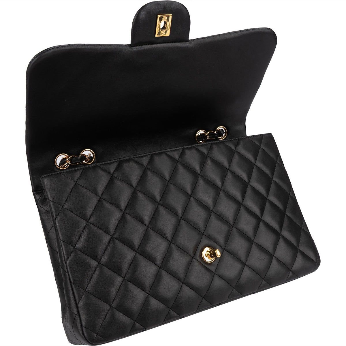 Chanel Lammleder Jumbo Single Flap Umhängetasche, Bild 12 von 15