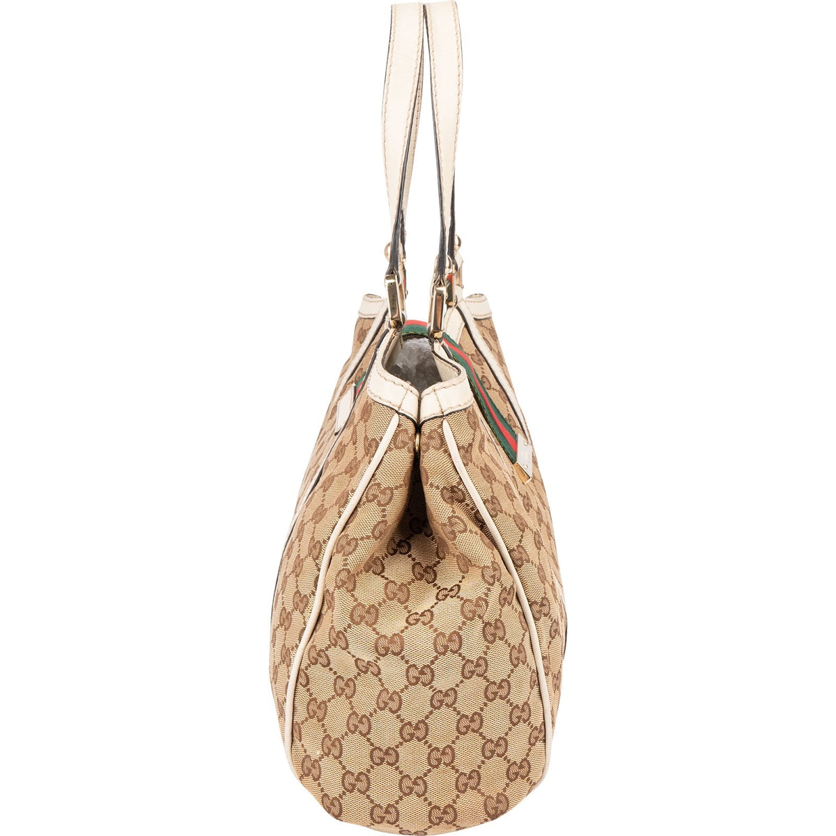 Gucci Monogram GG Canvas Jolicoeur Web Tote, Bild 3 von 11
