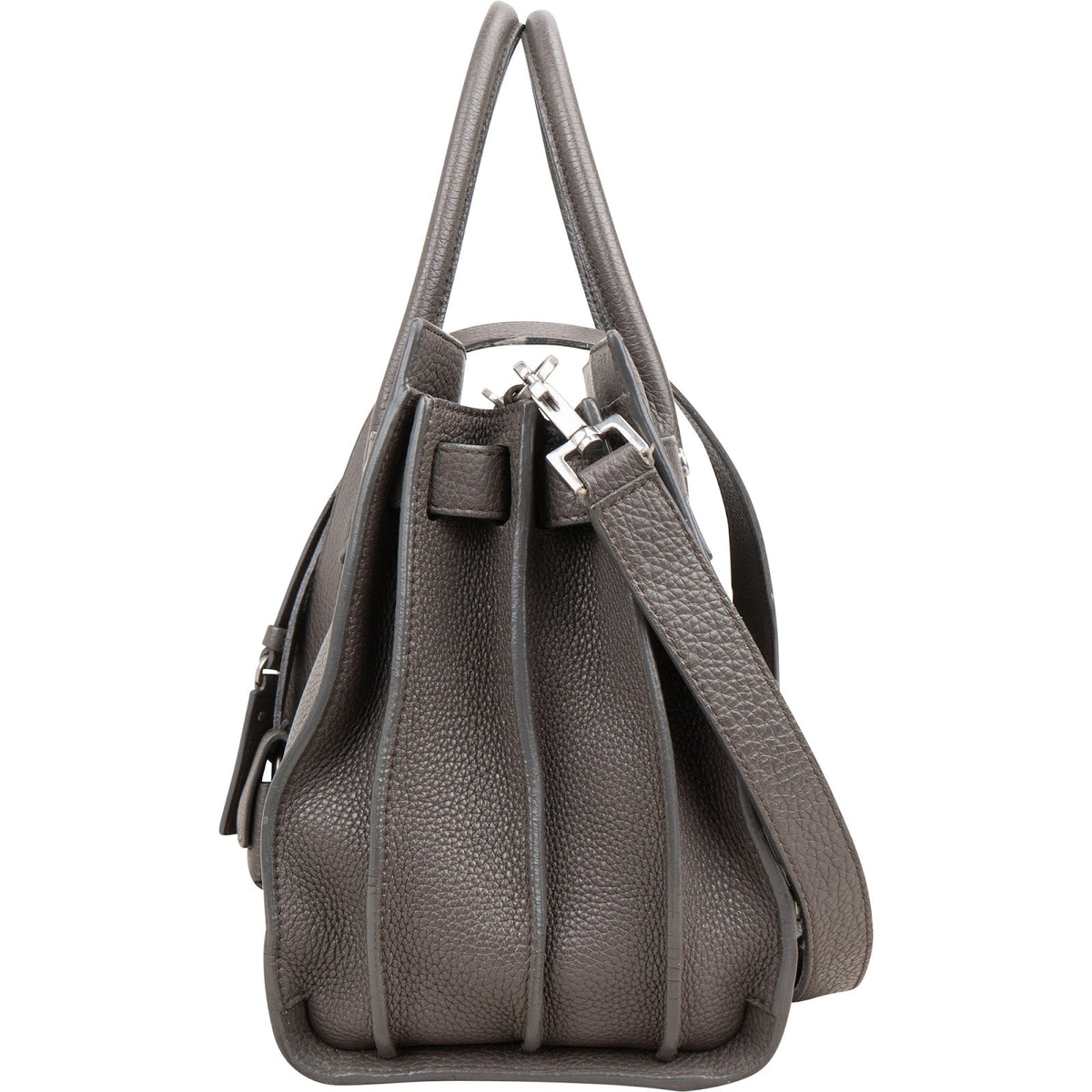 Bolso de mano Yves Saint Laurent Sac de Jour pequeño en piel granulada