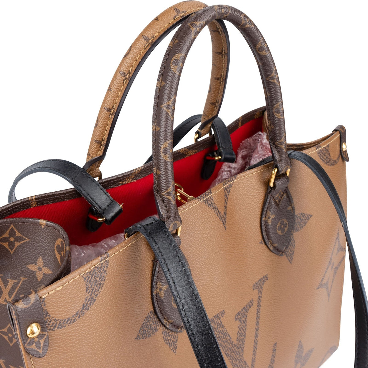 Louis Vuitton Monogram Canvas Giant On The Go MM schoudertas