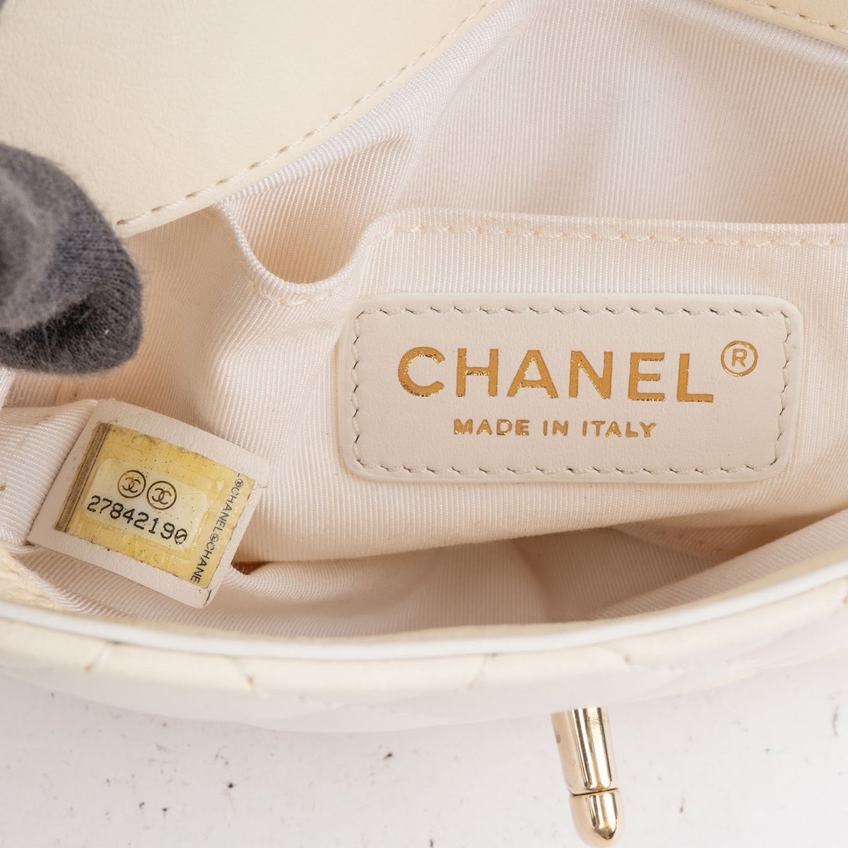 Chanel Multi-Pochette Small Single Flap aus gestepptem Lammleder – Ansicht 14
