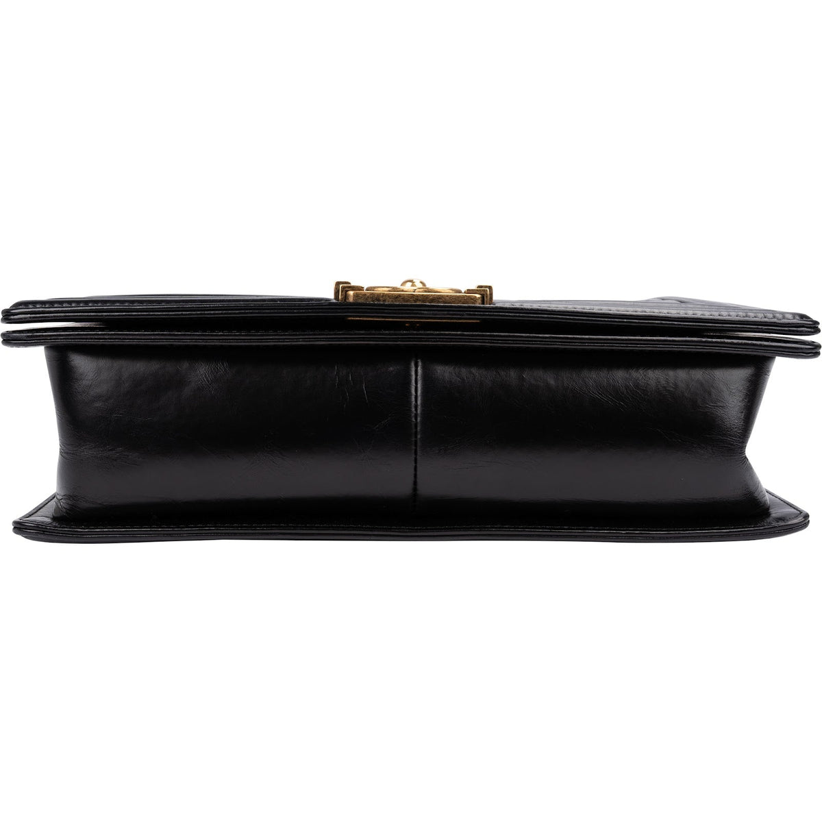Chanel Large Boy Bag Paris-Salzburg aus Kalbsleder in Knitteroptik – Ansicht 6