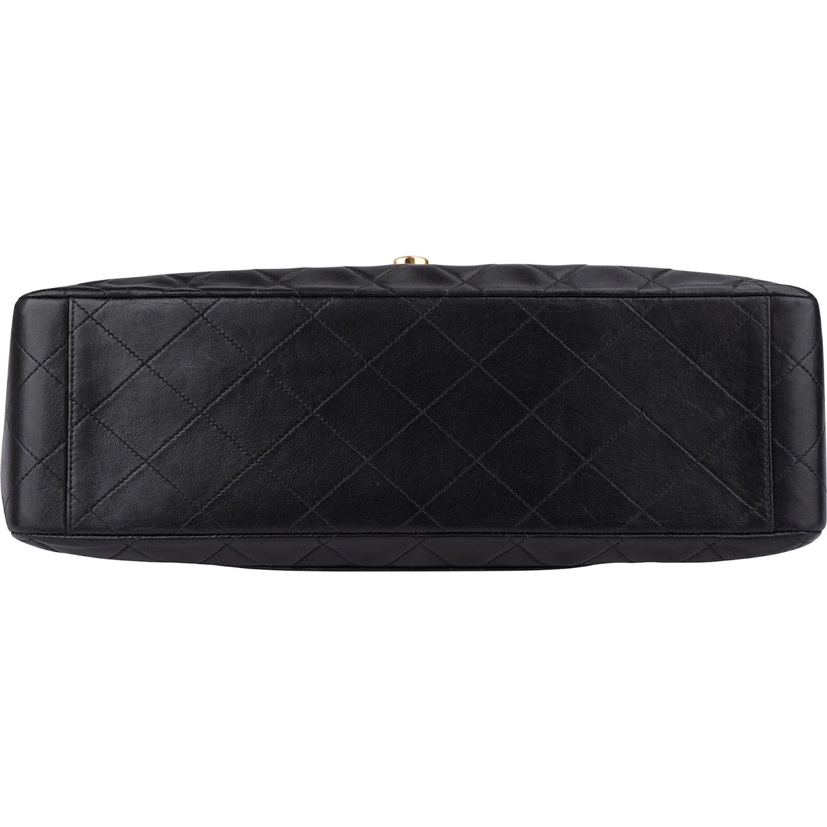 Chanel Lammleder Gold Maxi Single Flap Umhängetasche, Bild 6 von 14