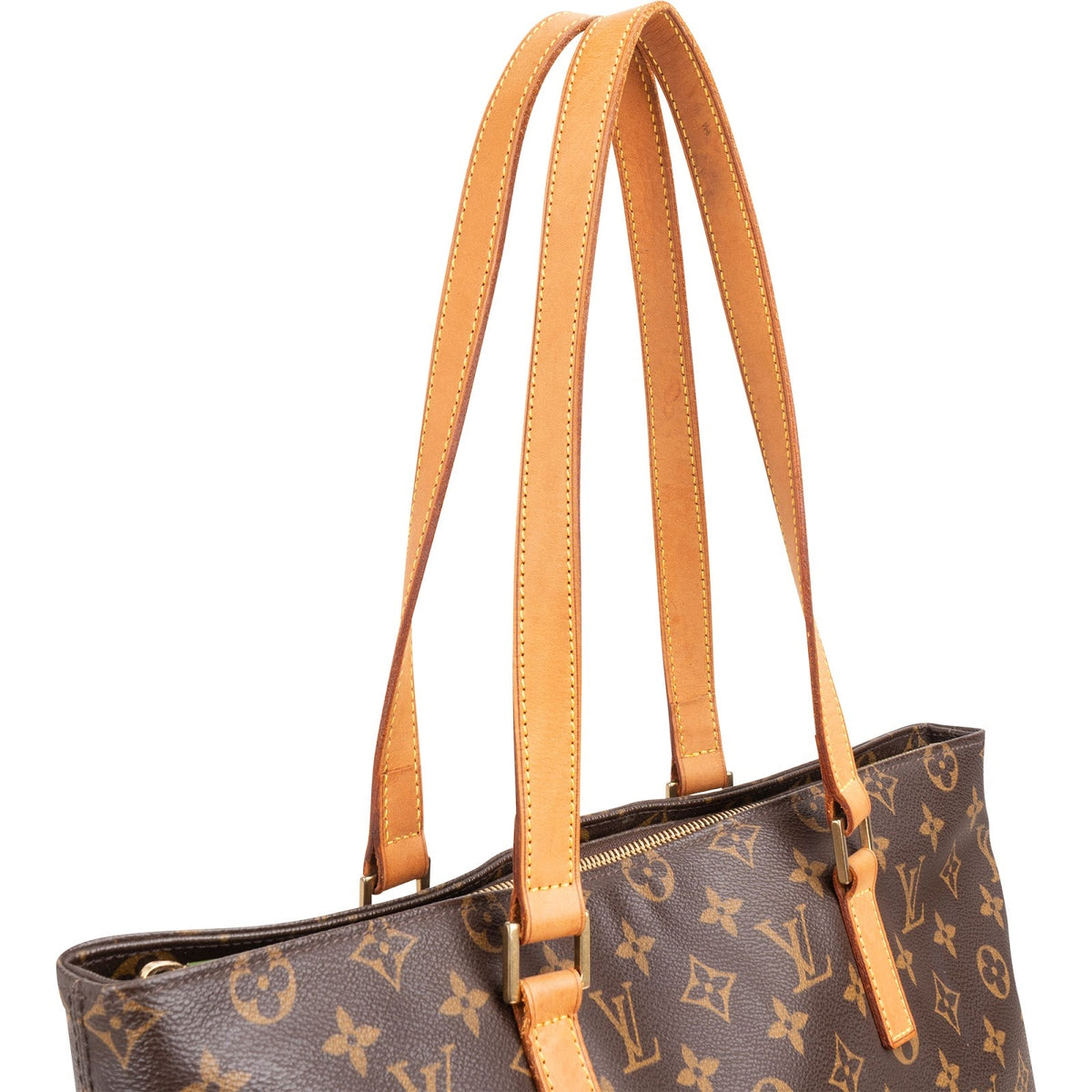 Borsa a spalla Louis Vuitton Cabas Mezzo in tela Monogram