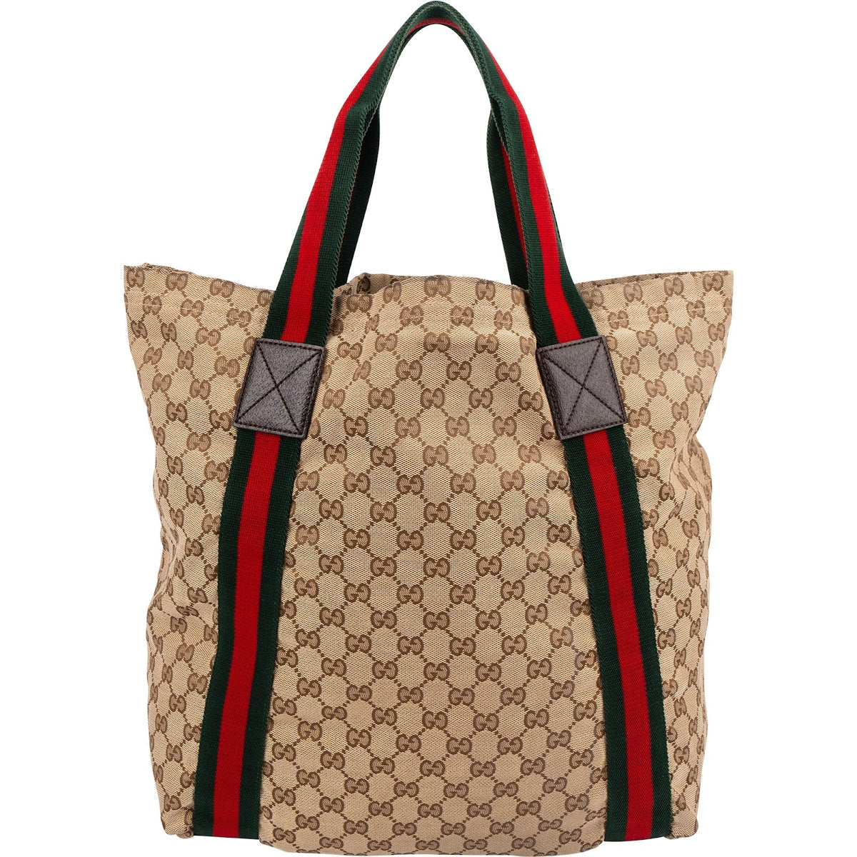 Gucci Web Large Tote aus GG Canvas – Ansicht 4