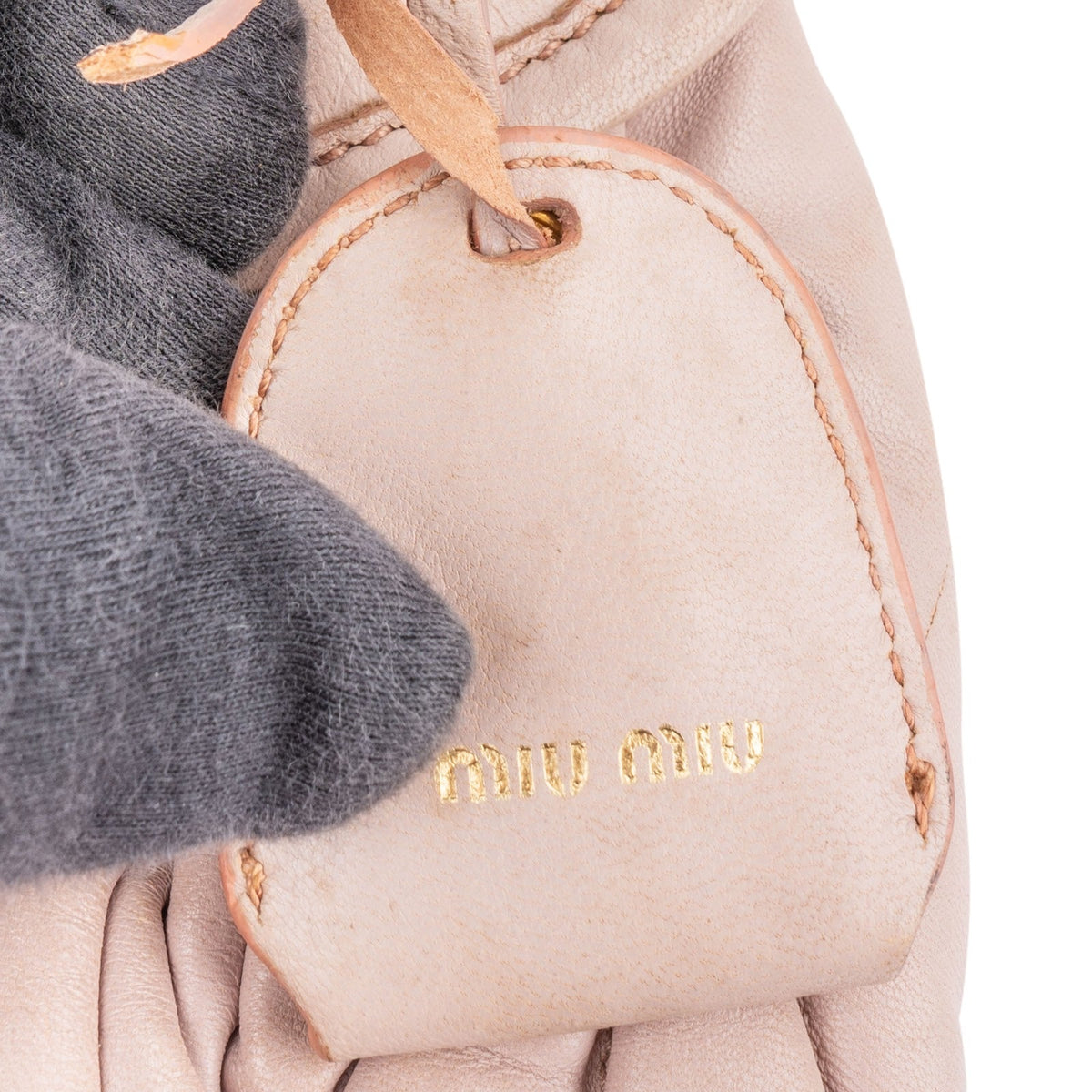 Borsa a spalla Miu Miu Small Coffer City in pelle Mappa matelassé
